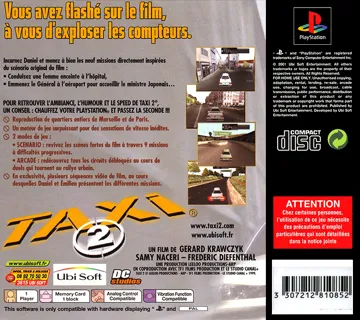 Taxi 2 (FR) box cover back